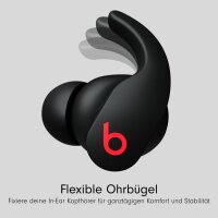 Beats Fit Pro – Komplett kabellose In-Ear Kopfhörer – Aktives Noise-Cancelling, Kompatibel mit Apple & Android, erstklassige Bluetooth®-Technologie, integriertes Mikrofon – Schwarz