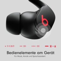 Beats Fit Pro – Komplett kabellose In-Ear Kopfhörer – Aktives Noise-Cancelling, Kompatibel mit Apple & Android, erstklassige Bluetooth®-Technologie, integriertes Mikrofon – Schwarz