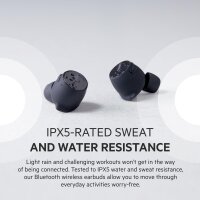 Belkin SoundForm Immerse True Wireless In-Ear-Kopfhörer, hybrides ANC, drahtloses Laden, IPX5-Wasserschutz, „Wo ist?“ von Apple, von Belkin für iPhone, Galaxy, Pixel, Schwarz, AUC003, One Size