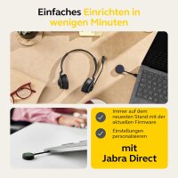 Jabra Engage 55 Schnurloses Stereo-Headset mit Link 400 USB-A DECT-Adapter - Mik