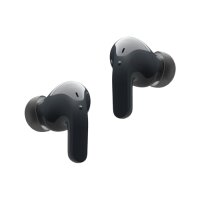 LG TONE Free DT90Q In-Ear Bluetooth Kopfhörer mit Dolby Atmos-Sound, MERIDIAN-Technologie, ANC (Active Noise Cancellation), Uvnano & IPX4-Spritzwasserschutz - Schwarz