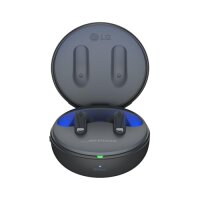LG TONE Free DT90Q In-Ear Bluetooth Kopfhörer mit Dolby Atmos-Sound, MERIDIAN-Technologie, ANC (Active Noise Cancellation), Uvnano & IPX4-Spritzwasserschutz - Schwarz