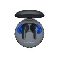 LG TONE Free DT90Q In-Ear Bluetooth Kopfhörer mit Dolby Atmos-Sound, MERIDIAN-Technologie, ANC (Active Noise Cancellation), Uvnano & IPX4-Spritzwasserschutz - Schwarz