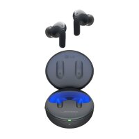 LG TONE Free DT90Q In-Ear Bluetooth Kopfhörer mit Dolby Atmos-Sound, MERIDIAN-Technologie, ANC (Active Noise Cancellation), Uvnano & IPX4-Spritzwasserschutz - Schwarz