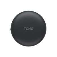 LG TONE Free DT90Q In-Ear Bluetooth Kopfhörer mit Dolby Atmos-Sound, MERIDIAN-Technologie, ANC (Active Noise Cancellation), Uvnano & IPX4-Spritzwasserschutz - Schwarz