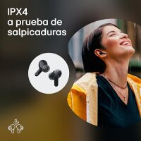 LG TONE Free DT90Q In-Ear Bluetooth Kopfhörer mit Dolby Atmos-Sound, MERIDIAN-Technologie, ANC (Active Noise Cancellation), Uvnano & IPX4-Spritzwasserschutz - Schwarz