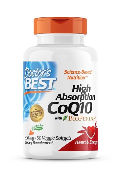 Doctors Best High Absorption CoQ10 with BioPerine 200 mg 60 veg Kaps