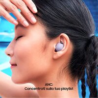 Samsung Galaxy Buds2 Pro True Wireless Bluetooth-Kopfhörer, aktive Geräuschunterdrückung, kabelloses Aufladen, Qualitätssound, Widerstand IPX7, [Italienische Version], Graphite