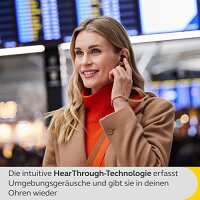Jabra Evolve2 Buds True Wireless In-Ear-Bluetooth mit aktiver Geräuschunterdrückung (ANC), 4 Mic MultiSensor Voice-Technologie - für MS Teams und alle gängigen Meeting-Apps zertifiziert - Schwarz