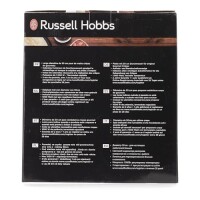 Russell Hobbs Crêpes Maker [Ø30cm, antihaftbeschichtete Platte, inkl. Teigverteiler & Wender] Fiesta Elektrogrill (für Crepes, Pancakes, Galettes & Burritos, Taccos, 1000W) Tischgrill 20920-56