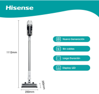Hisense HVC6133W, kabelloser elektrischer Staubsauger,...
