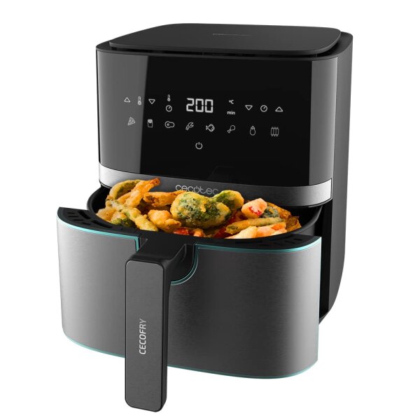 Cecotec Heißluftfritteuse 5,5 L Cecofry Full InoxBlack Pro 5500. 1700 W B-WARE