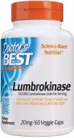 DOCTORS BEST, LUMBROKINASE Herz, Kreislauf 20mg 60 Veg....