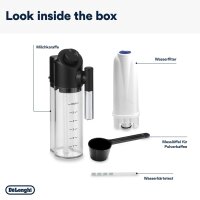 DeLonghi Magnifica Evo Next ECAM312.80.TB – Kaffeevollautomat mit 2,4 TFT Farbdisplay & LatteCrema Milchsystem, 7 Direktwahltasten (Cappuccino, Espresso, Latte Macchiato), 2-Tassen-Funktion, Titan