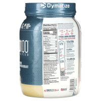 Dymatize, ISO100 Hydrolyzed, 100% Whey Protein Isolate, Gourmet Vanilla, 610g