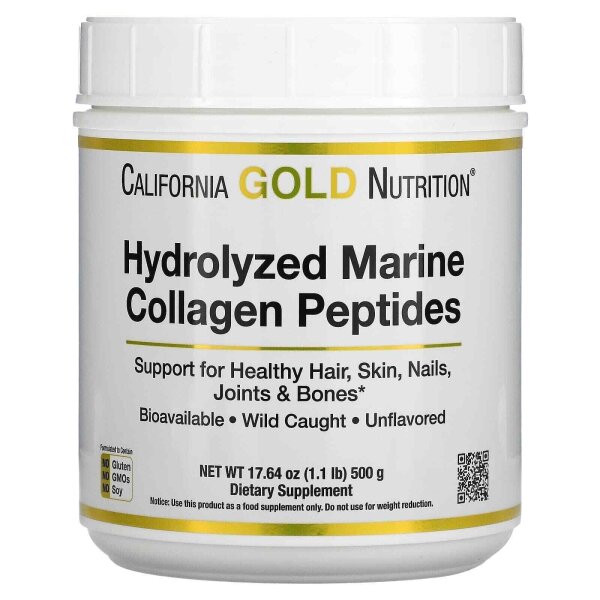 California Gold Nutrition, Hydrolysierte Kollagenpeptide,geschmacksneutral, 500g
