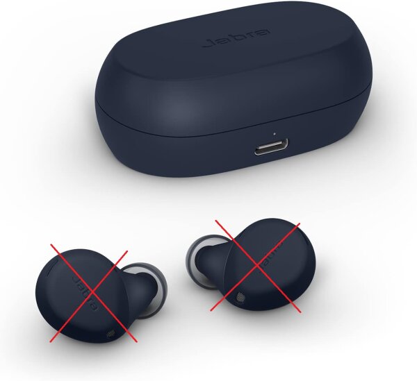 Jabra Elite 7 Active NUR DAS CASE In Ear Bluetooth Earbuds - True Wireless Sport Kopfhörer ShakeGrip für sicheren Halt und anpassbarer, aktiver Geräuscheunterdrückung - Dunkelblau #1 #1 #1