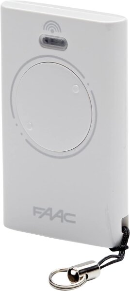Faac 787007 XT2 433 SLH 2-Kanal-Sender, Fernsteuerung, Gate-Automation, 433 MHz, Weiß #1