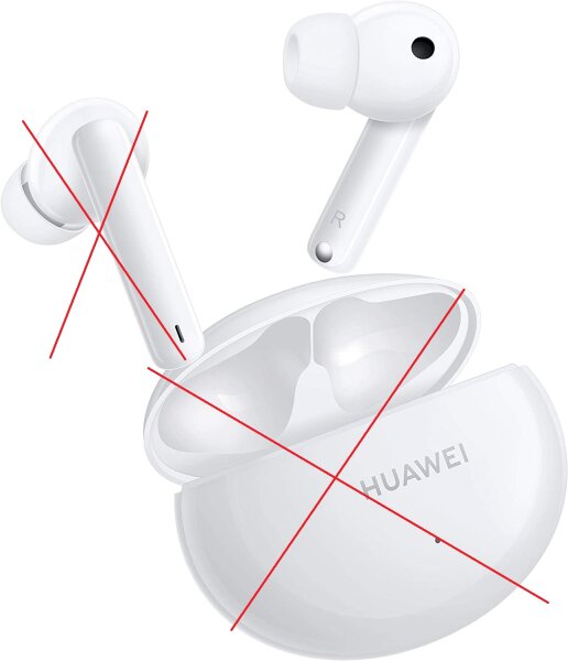 HUAWEI FreeBuds 4i, RECHTER KOPFHÖRER, Kabellose In-Ear-Bluetooth-Kopfhörer mit aktiver Geräuschunterdrückung, schnellem Aufladen, Langer Akkulaufzeit, Ceramic White, Garantieverlängerung auf 30 Monate, One Size #1