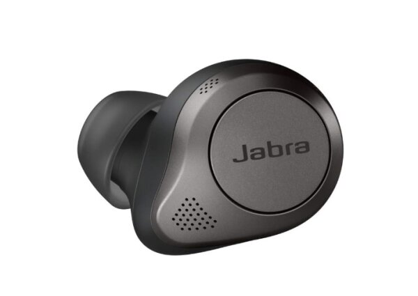 Jabra Elite 85t, LINKER KOPFHÖRER, True Wireless In-Ear Bluetooth Kopfhörer - Earbuds mit Advanced Active Noise Cancellation und kraftvollen Lautsprechern - Kabelloses Ladegehäuse - titanschwarz, Einheitsgröße #1 #1 #1
