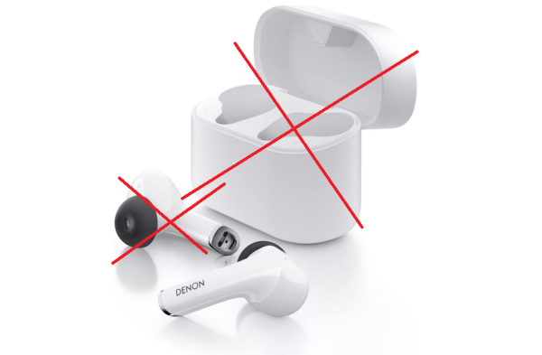 Denon AH-C830WNC, RECHTE KOPFHÖRER, kabellose In Ear Kopfhörer mit Bluetooth und Noise Cancelling, Soundmaster-Tuning und bis zu 24 Stunden Akkulaufzeit, Weiß, Normel #1 #1