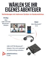 Poly Voyager 4310 UC BITTE LESEN schnurloses Headset (Plantronics) – Mono Blueto