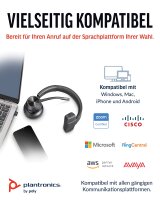 Poly Voyager 4310 UC BITTE LESEN schnurloses Headset (Plantronics) – Mono Blueto