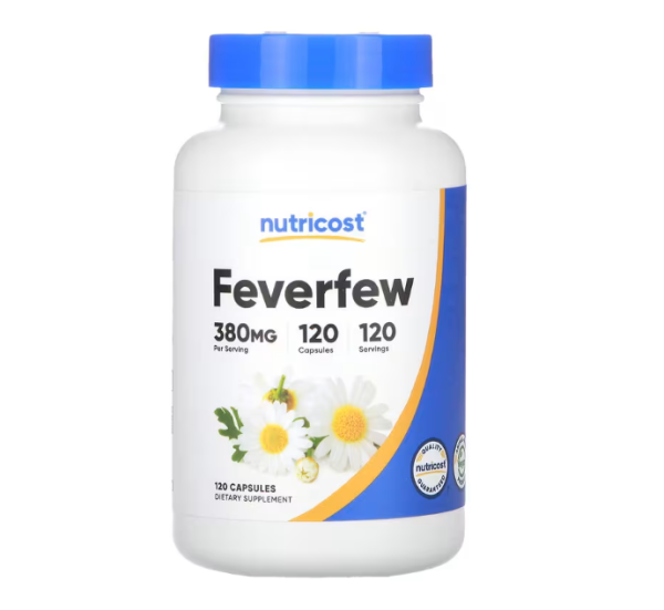 Nutricost, Mutterkraut, 380 mg, 120 Kapseln - DE Versand