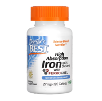 Doctors Best, High Absorption Iron with Ferrochel,...