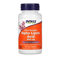 NOW Foods, Alpha-Liponsäure, extra Stärke, 600...