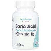 Nutricost, Frauen, Borsäure, Vaginalzäpfchen,...