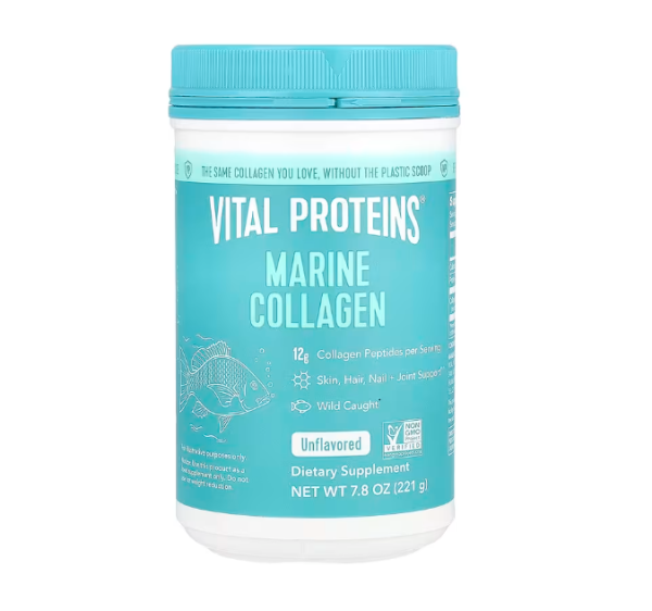 Vital Proteins, Marine Collagen, Wild Caught, Unflavored, 7.8 oz (221 g)