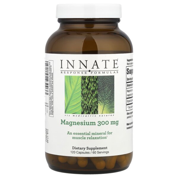 Innate Response Formulas, Magnesium 300, Nahrungsergänzungsmittel mit Magnesium, 120 Kapseln