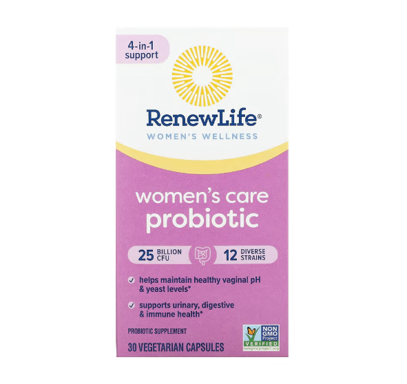 Renew Life, Women‘s Care Probiotic, Probiotikum für Frauen, 25 Milliarden KBE, 30 pflanzliche Kapseln