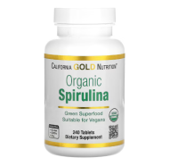 California Gold Nutrition, Organic Spirulina, USDA...