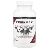 Kirkman Labs, Multivitamin- und Mineralstoff-Kautabletten für Kinder mit 5-MTHF, 120 Tabletten