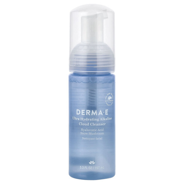 DERMA E, Ultra Hydrating Alkaline Cloud Cleanser, ultra -feuchtigkeitsspendender alkalischer Schaumreiniger, 157 ml