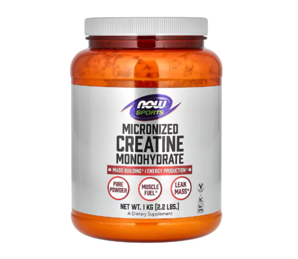 NOW Foods, Sports, Micronized Creatine Monohydrate, mikronisiertes Kreatinmonohydrat, 1 kg