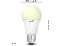 WiZ Smart Starter-Set Warmweiß 2 LED-Leuchtmittel & Fernbedienung A60 E27