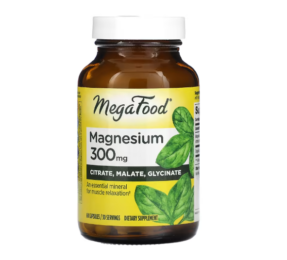 MegaFood, Magnesium, 300 mg, 60 Kapseln, DE Versand