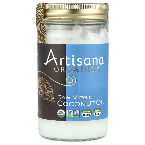 Artisana, Organics, Unbearbeitetes Kokosnussöl, Virgin, 14 oz (414 g)