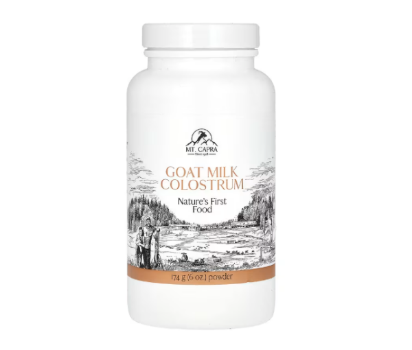 Mt. Capra, Goat Milk Colostrum Powder, Ziegenmilch-Kolostrum-Pulver, 174 g