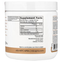 Mt. Capra, Goat Milk Colostrum Powder, Ziegenmilch-Kolostrum-Pulver, 174 g