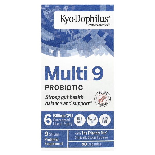 Kyolic, Kyo-Dophilus, Multi 9 Probiotikum, 6 Milliarden KBE, 90 Kapseln