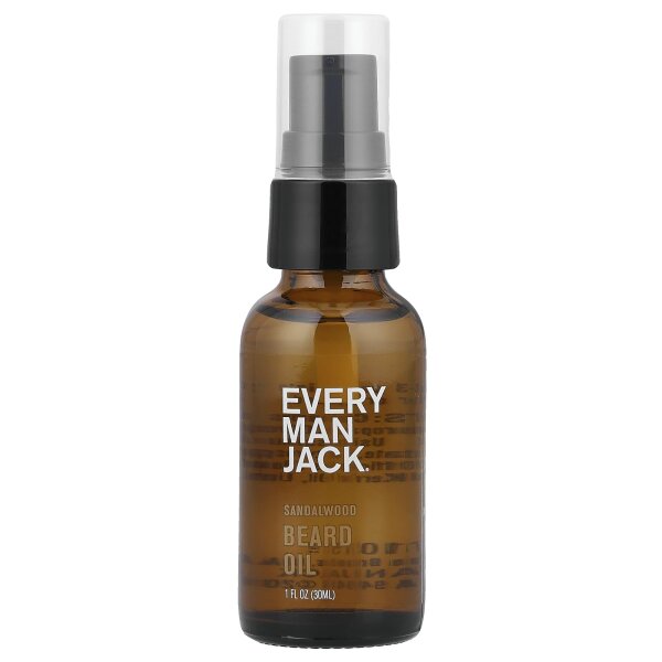 Every Man Jack, Feuchtigkeitsspendendes Bartöl mit Sheabutter, Sandelholz, 30 ml