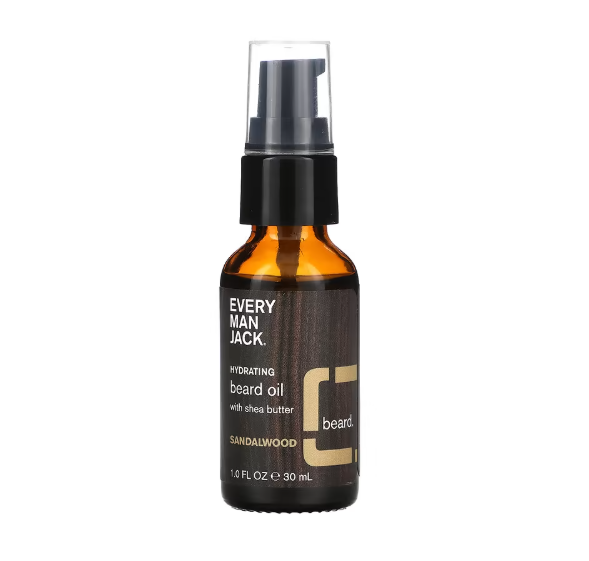 Every Man Jack, Feuchtigkeitsspendendes Bartöl mit Sheabutter, Sandelholz, 30 ml