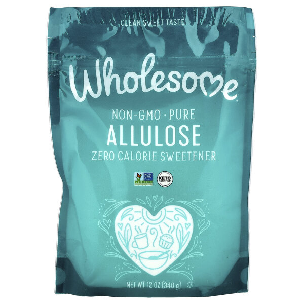 Wholesome Sweeteners, Allulose, kalorienfreier Süßstoff, 340 g