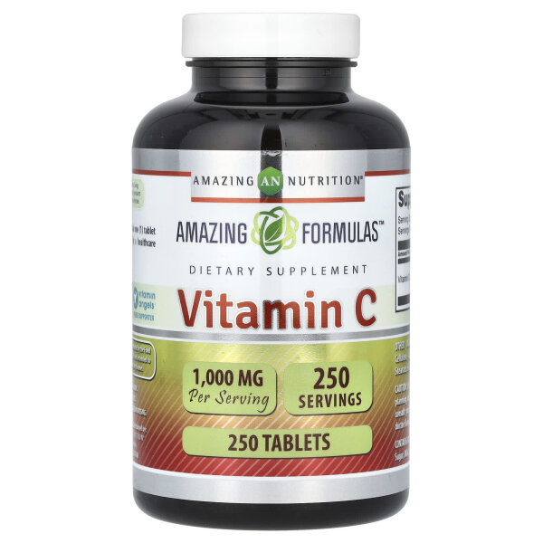 Amazing Nutrition, Vitamin C, 1,000 mg, 250 Tabletten