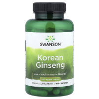 Swanson, Koreanischer Ginseng, 500 mg, 100 Kapseln