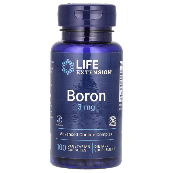 Life Extension, Boron, Bor, 3 mg, 100 vegetarische Kapseln